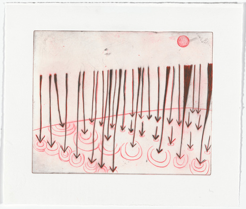 Louise Bourgeois. Rain Falling on Water. 2003