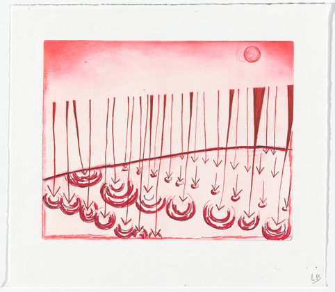 Louise Bourgeois. Rain Falling on Water. 2003