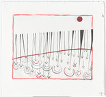 Louise Bourgeois. Rain Falling on Water. 2003