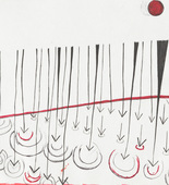 Louise Bourgeois. Rain Falling on Water. 2003