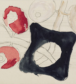Louise Bourgeois. Untitled drawing, in Nothing to Remember (set 2), from the series of folio sets (1-6). 2004-2006