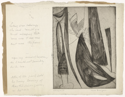 Louise Bourgeois. Ascension Lente. 1949