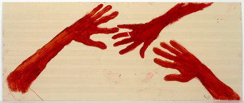 Louise Bourgeois. Untitled (no. 18) in 10 AM Is When You Come to Me (set 7), from the series of installation sets (1-10). 2006