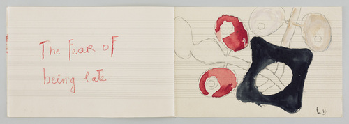 Louise Bourgeois. Untitled drawing, in Nothing to Remember (set 2), from the series of folio sets (1-6). 2004-2006