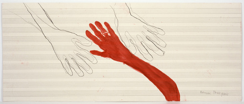 Louise Bourgeois. Untitled (no. 1) in 10 AM Is When You Come to Me (set 10), from the series of installation sets (1-10). 2007