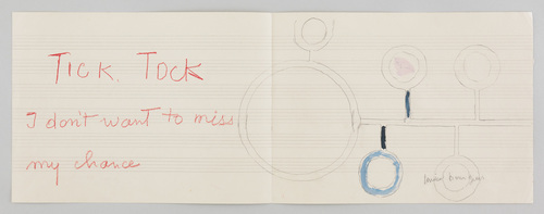 Louise Bourgeois. Untitled drawing, in Nothing to Remember (set 2), from the series of folio sets (1-6). 2004-2006