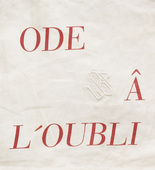 Louise Bourgeois. Ode &agrave; l'Oubli, cover. 2002