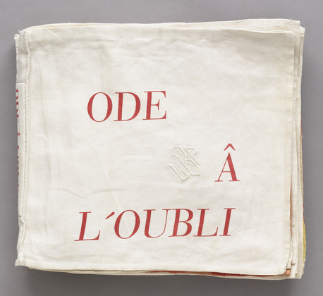 Louise Bourgeois. Ode &agrave; l'Oubli, cover. 2002