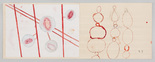 Louise Bourgeois. Untitled drawing, in Nothing to Remember (set 2), from the series of folio sets (1-6). 2004-2006