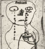 Louise Bourgeois. Vase of Tears, plate 2 of 9, from the portfolio, Quarantania. 1946, reprinted 1990