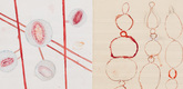 Louise Bourgeois. Untitled drawing, in Nothing to Remember (set 2), from the series of folio sets (1-6). 2004-2006