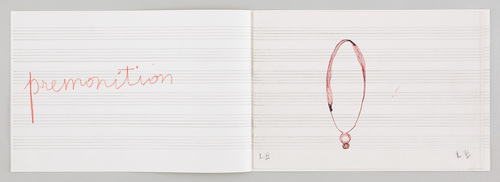 Louise Bourgeois. Untitled drawing, in Nothing to Remember (set 2), from the series of folio sets (1-6). 2004-2006