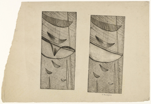 Louise Bourgeois. Papiers Dans le Vent. c. 1948