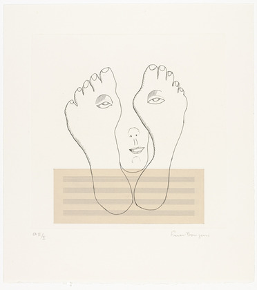 Louise Bourgeois. Untitled, plate 3 of 7, from the portfolio, Metamorfosis. 1999