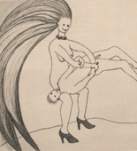 Louise Bourgeois. Untitled, plate 2 of 5, from the illustrated book, The Laws of Nature. 2006