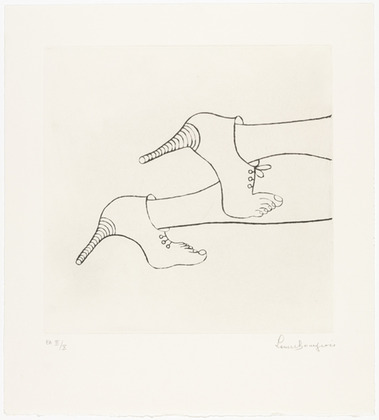 Louise Bourgeois. Untitled, plate 4 of 7, from the portfolio, Metamorfosis. 1999