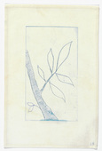 Louise Bourgeois. Untitled (Branch with Two Offshoots), in Les Arbres (5), from the editioned series of portfolios, Les Arbres (1-6). 2004