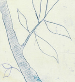 Louise Bourgeois. Untitled (Branch with Two Offshoots), in Les Arbres (5), from the editioned series of portfolios, Les Arbres (1-6). 2004