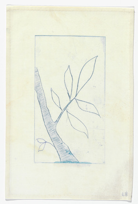 Louise Bourgeois. Untitled (Branch with Two Offshoots), in Les Arbres (5), from the editioned series of portfolios, Les Arbres (1-6). 2004