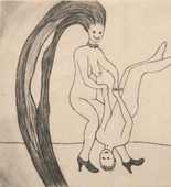 Louise Bourgeois. Untitled, plate 3 of 5, from the illustrated book, The Laws of Nature. 2006