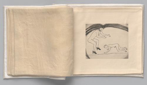 Louise Bourgeois. Untitled, plate 5 of 5, from the illustrated book, The Laws of Nature. 2006