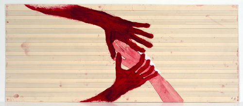 Louise Bourgeois. Untitled (no. 17) in 10 AM Is When You Come to Me (set 6), from the series of installation sets (1-10). 2006