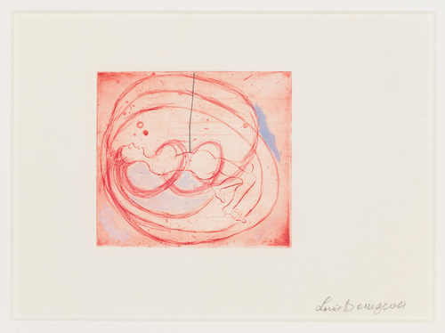Louise Bourgeois. Spiral Woman I (recto). 2006