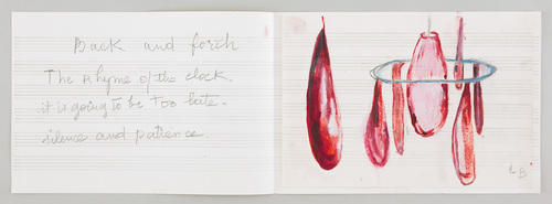 Louise Bourgeois. Untitled drawing, in Nothing to Remember (set 2), from the series of folio sets (1-6). 2004-2006