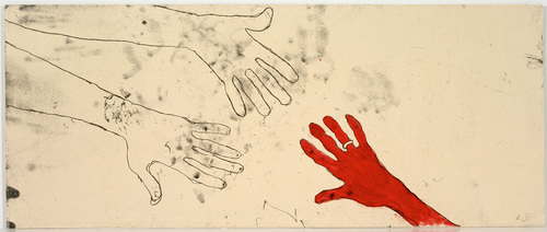 Louise Bourgeois. Untitled (no. 14) in 10 AM Is When You Come to Me (set 8), from the series of installation sets (1-10). 2006