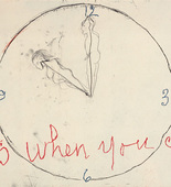 Louise Bourgeois. Untitled (no. 19) in 10 AM Is When You Come to Me (set 6), from the series of installation sets (1-10). 2006