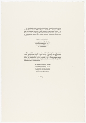 Louise Bourgeois. Quarantania. 1990