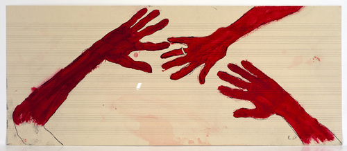 Louise Bourgeois. Untitled (no. 18) in 10 AM Is When You Come to Me (set 6), from the series of installation sets (1-10). 2006