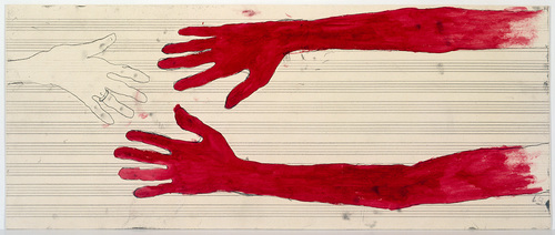Louise Bourgeois. Untitled (no. 12) in 10 AM Is When You Come to Me (set 5), from the series of installation sets (1-10). 2006