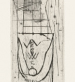 Louise Bourgeois. The Grid, plate 6 of 9, from the portfolio, Quarantania. c. 1945, reprinted 1990