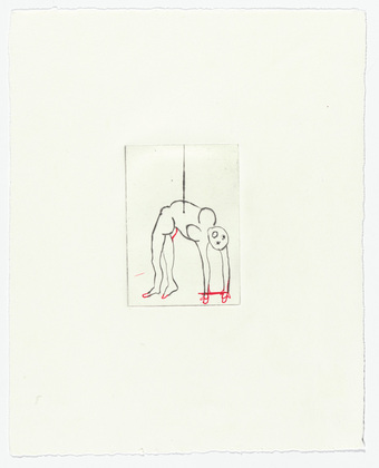 Louise Bourgeois. Arch of Hysteria, plate 19 of 24, from the series, Self Portrait. 2007