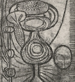 Louise Bourgeois. Boxwoods, plate 7 of 9, from the portfolio, Quarantania. c. 1945, reprinted 1990