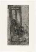 Louise Bourgeois. Thompson Street, plate 8 of 9, from the portfolio, Quarantania. 1948, reprinted 1990