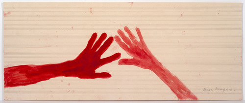 Louise Bourgeois. Untitled (no. 6) in 10 AM Is When You Come to Me (set 7), from the series of installation sets (1-10). 2006