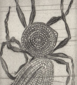 Louise Bourgeois. Untitled, plate 1 of 9, from the illustrated book, Ode &agrave; Ma M&egrave;re. 1995