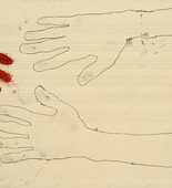 Louise Bourgeois. Untitled (no. 12) in 10 AM Is When You Come to Me (set 8), from the series of installation sets (1-10). 2006