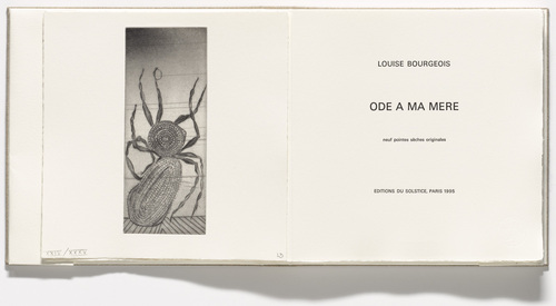 Louise Bourgeois. Untitled, plate 1 of 9, from the illustrated book, Ode &agrave; Ma M&egrave;re. 1995