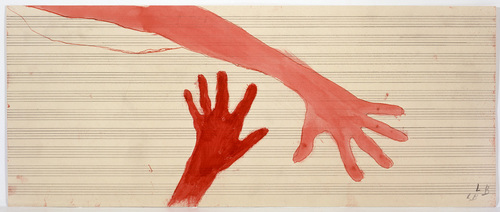 Louise Bourgeois. Untitled (no. 10) in 10 AM Is When You Come to Me (set 9), from the series of installation sets (1-10). 2007