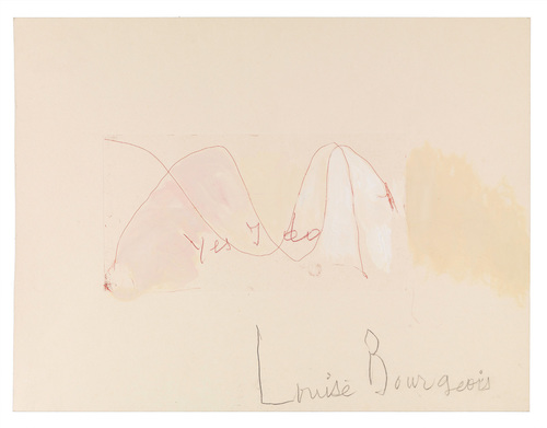 Louise Bourgeois. Landscape (Yes I Do). 2009