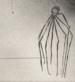 Louise Bourgeois. Untitled, plate 3 of 9, from the illustrated book, Ode &agrave; Ma M&egrave;re. 1995
