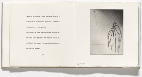 Louise Bourgeois. Untitled, plate 3 of 9, from the illustrated book, Ode &agrave; Ma M&egrave;re. 1995