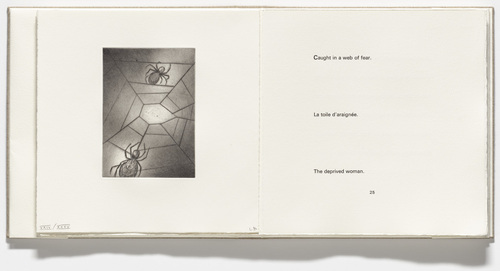Louise Bourgeois. Untitled, plate 4 of 9, from the illustrated book, Ode &agrave; Ma M&egrave;re. 1995