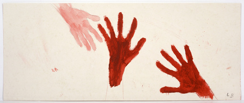 Louise Bourgeois. Untitled (no. 24) in 10 AM Is When You Come to Me (set 9), from the series of installation sets (1-10). 2007