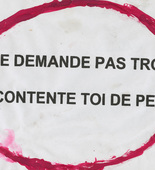 Louise Bourgeois. Ne Demande Pas Trop Contente Toi de Peu. 2004