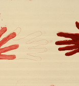 Louise Bourgeois. Untitled (no. 23) in 10 AM Is When You Come to Me (set 8), from the series of installation sets (1-10). 2006