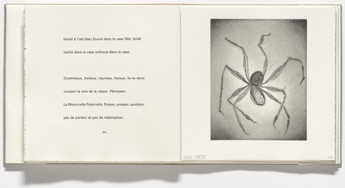 Louise Bourgeois. Untitled, plate 8 of 9, from the illustrated book, Ode &agrave; Ma M&egrave;re. 1995